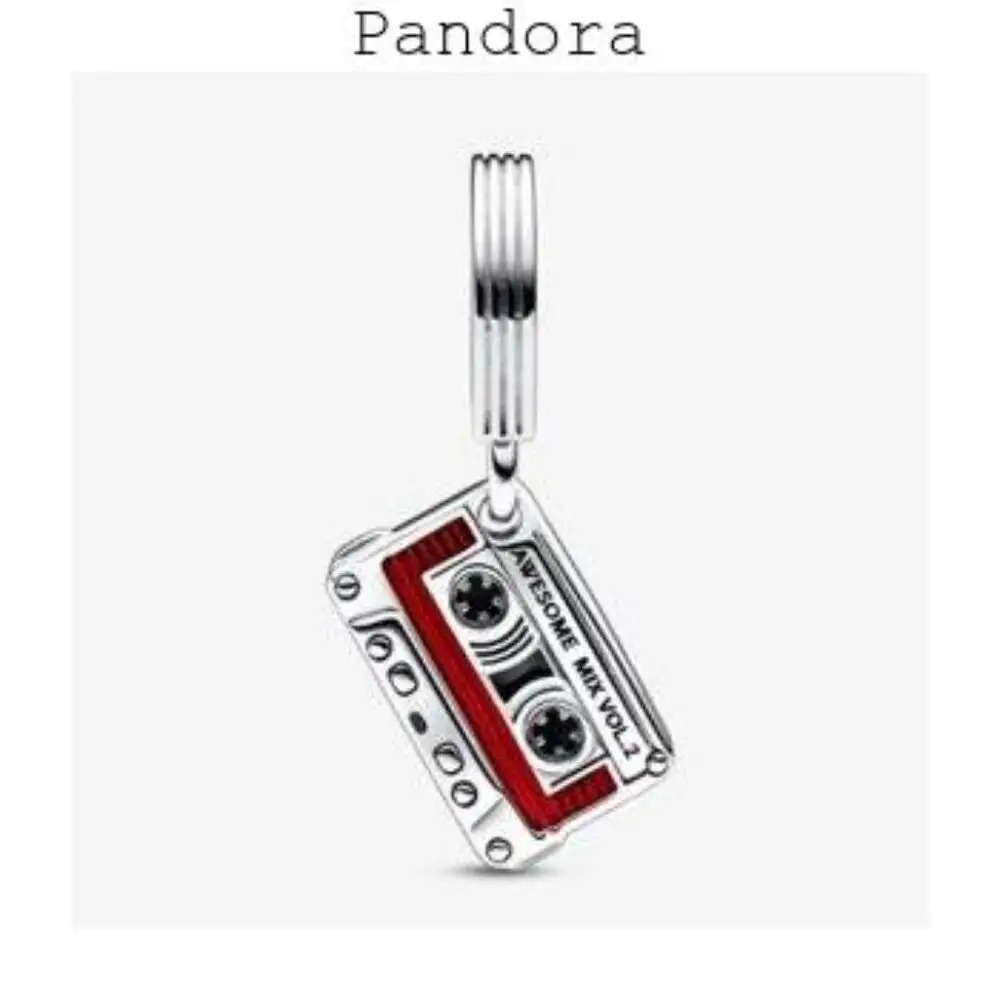 Pandora Marvel Guardians of the Galaxy Cassette Tape Dangle Charm
